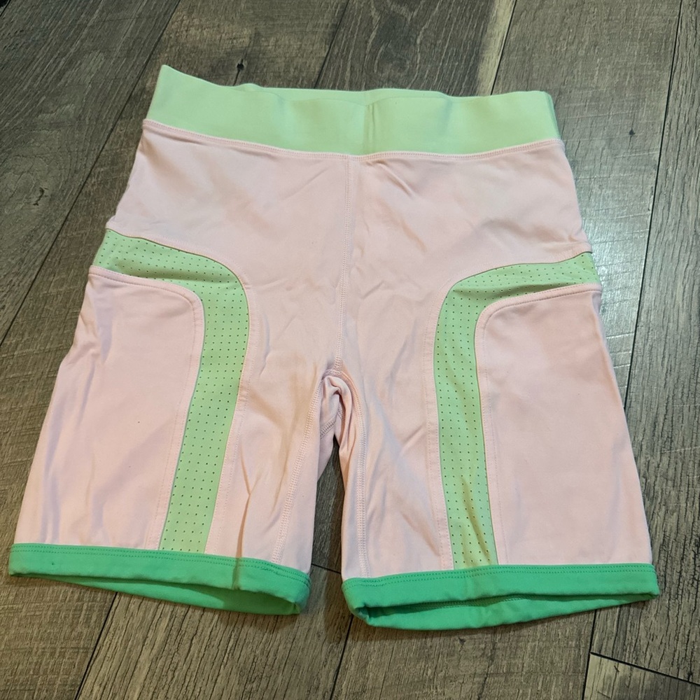 Fabletics Pink and Green Shorts